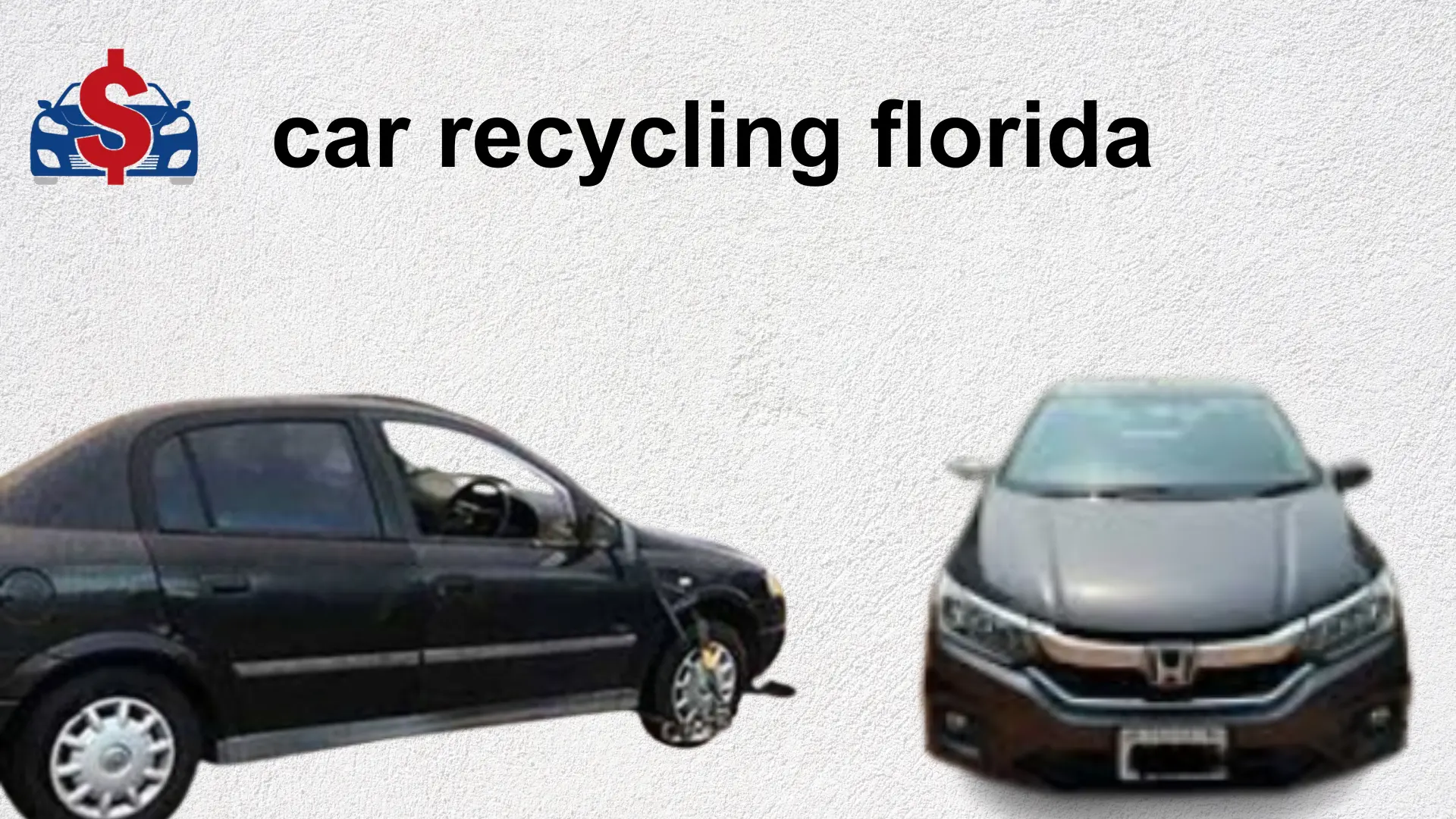 Car recycling facility in Florida recycling old, damaged, and junk vehicles using environmentally responsible methods.