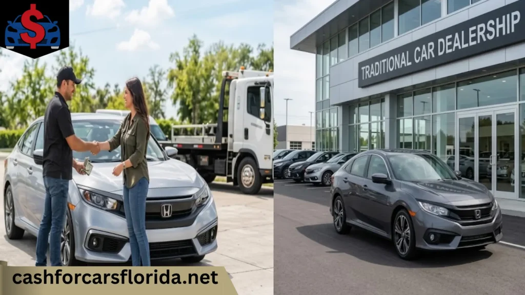 cash for car florid give best services ,all  types of vehicles running or non running and any type of vehicle buy and provide free towing services .   